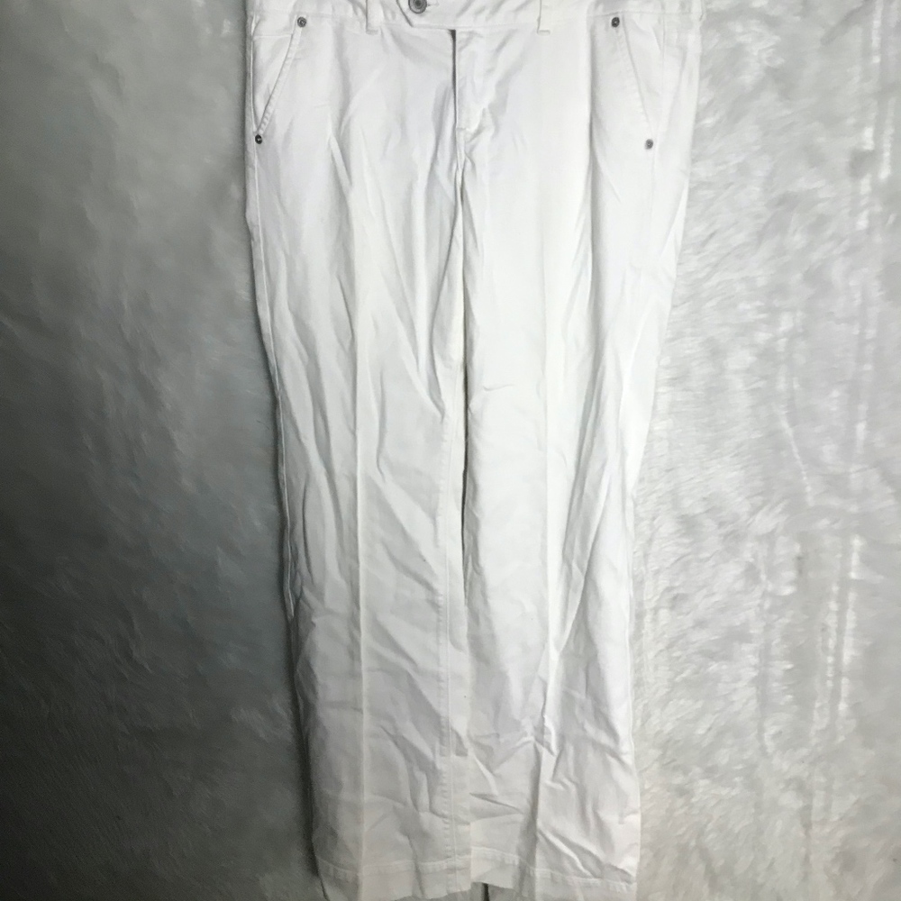 American Eagle X-Long Womans Size 14 White Trouser